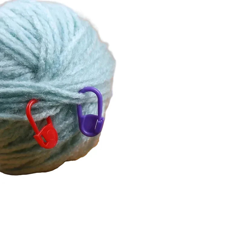 Maschly 20-teiliges Maschenmarkierer-Set aus Kunststoff – Verschließbare Markierer für Stricken und Häkeln