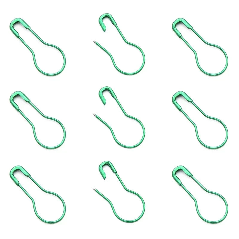 Maschly 100er-Set Sicherheitsnadeln aus Edelstahl – Markierer für Stricken, Nähen und Handarbeiten