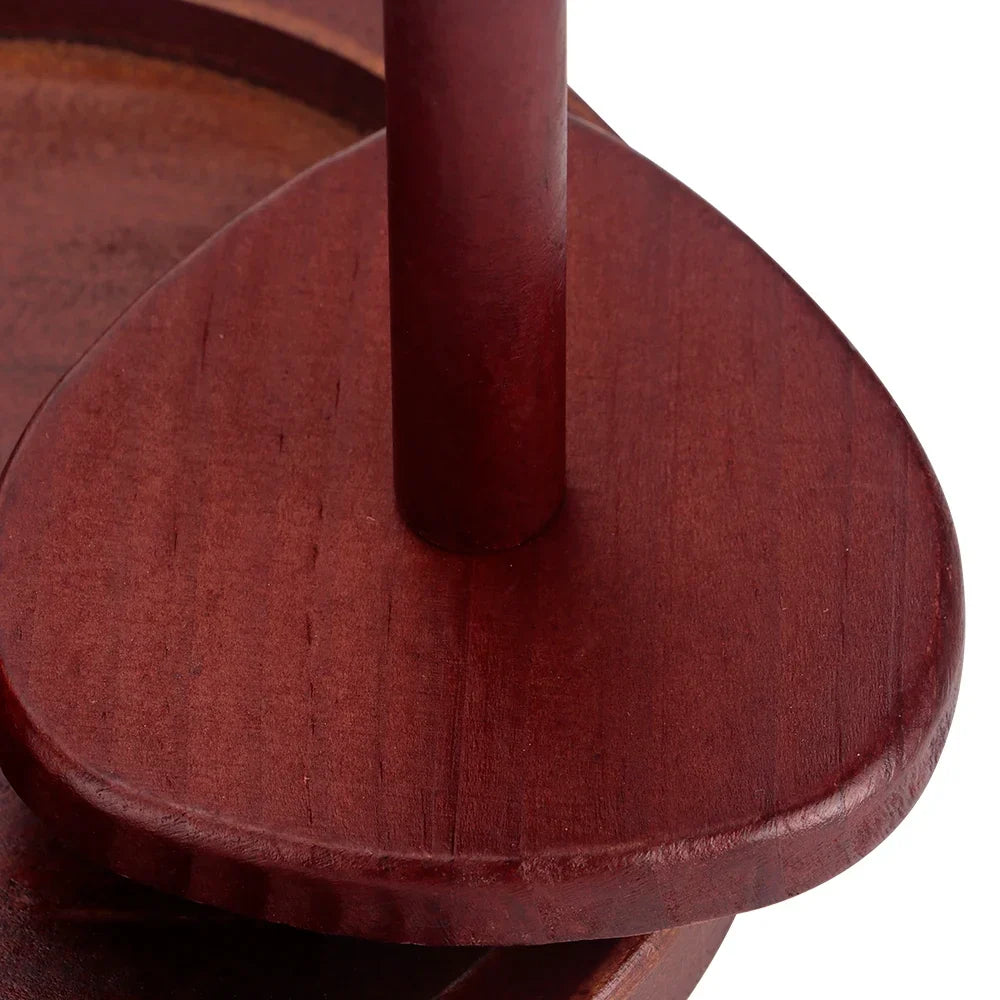 Maschly Magnetischer Wollhalter aus Holz mit 360°-Rotation – Knäuel-Organizer mit Häkelnadel-Aufbewahrung